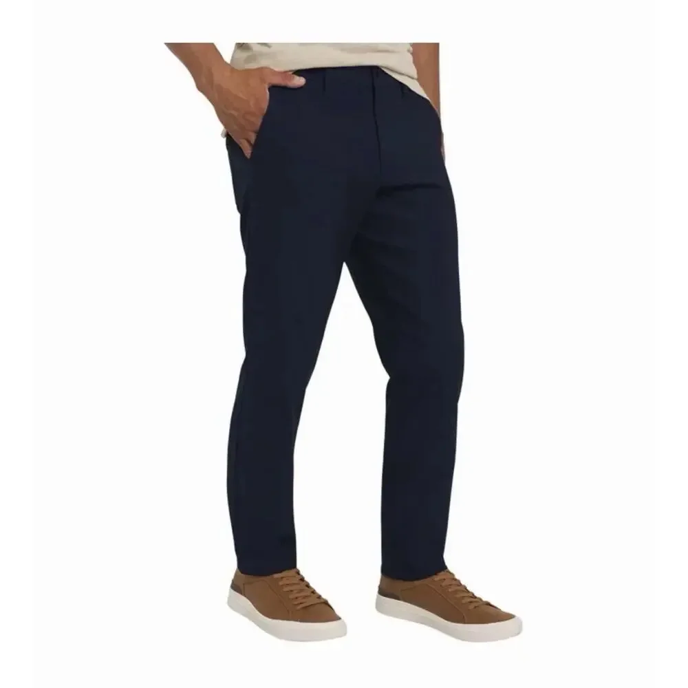 Weatherproof Vintage Men's Active Stretch Straight Fit Tech Pant 32W x 34L Blue